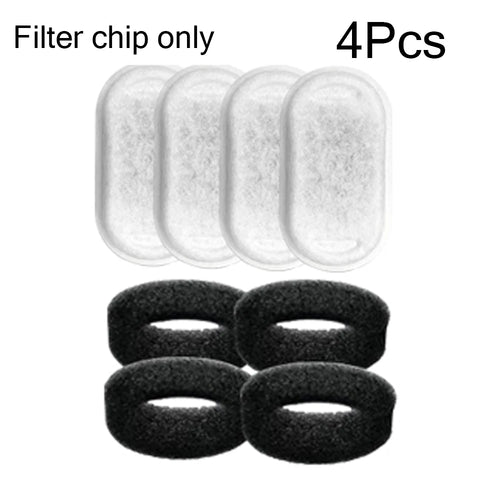Replacement Filters for Cat Water Fountain Stainless Steel Dispenser Feeders Pet Water Fountain Activated Carbon Replaced Filter