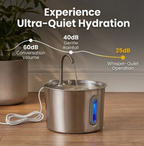The SippyCat™ - 2.2L Stainless Fountain